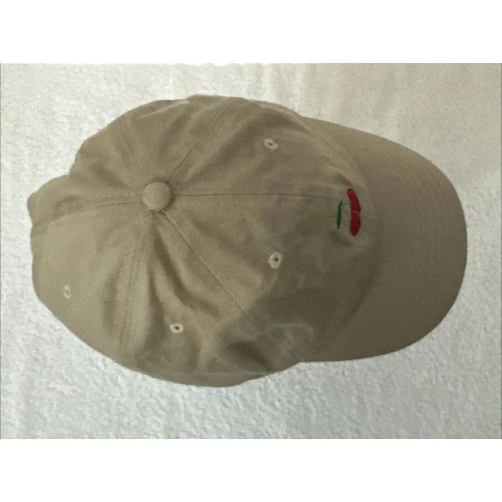 Cherries‎ Adjustable Hat Cap Brown Adult Size - Picture 5 of 8